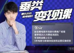 张sir·垂类变现课,抖音带货新手才看粉丝量,高手都看变现效率