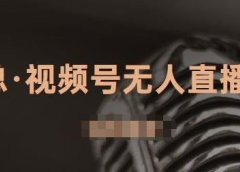 视频号无人直播带货，有微信就可以做，可以批量【视频课程】