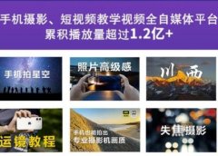 2022玩转手机影像全系课,零基础的小白也能进阶成为手机摄影专业人士