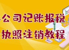 个体公司记账报税+营业执照注销教程:小白一看就会,某淘接业务一单搞几百