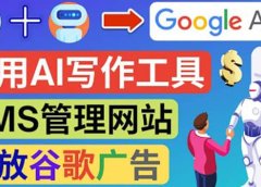 搭建一个英文WordPress网站:利用AL工具生成内容 投放Adsense广告赚钱美元