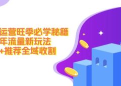 淘系运营旺季必学秘籍:下半年流量新玩法:搜索+推荐全域收割(无水印)