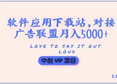 搭建一个软件应用下载站赚钱,对接广告联盟月入5000+(搭建教程+源码)