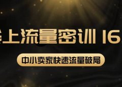 2022秋秋线上流量密训16.0:包含 暴力引流10W+中小卖家流量破局技巧 等等!