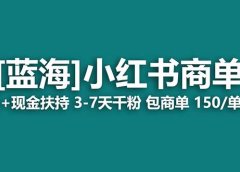 【蓝海项目】小红书商单!长期稳定 7天变现 商单一口价包分配 轻松月入过万