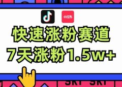 涨粉超快蓝海赛道!轻松伪原创,7天涨粉1.5w+