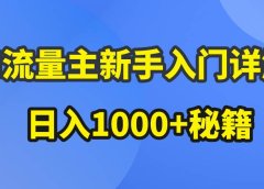 AI流量主新手入门详解公众号爆文玩法,公众号流量主日入1000+秘籍