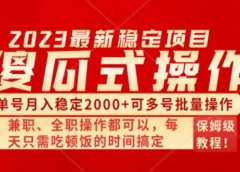 傻瓜式无脑项目 单号月入稳定2000+ 可多号批量操作 多多视频搬砖全新玩法