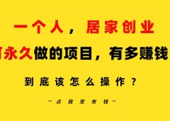 一个人,居家创业:B站每天10分钟,单账号日引创业粉100+,月稳定变现5W...