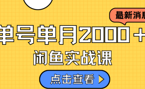 咸鱼虚拟资料新模式，月入2w＋，可批量复制，单号一天50-60没问题 多号多撸