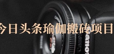 猎人社区·今日头条瑜伽搬砖项目,单号一天几十收入,可以批量操作!