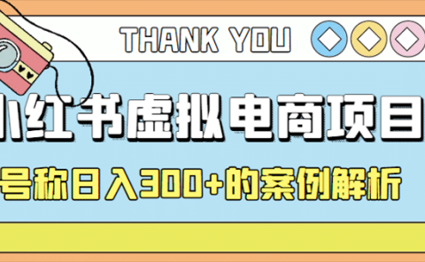 最新小红书项目-学科虚拟资料搞钱玩法，案例解析