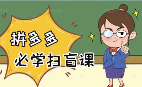 拼多多商家开店入门必学,0基础新手小白扫盲课(58节视频课程)