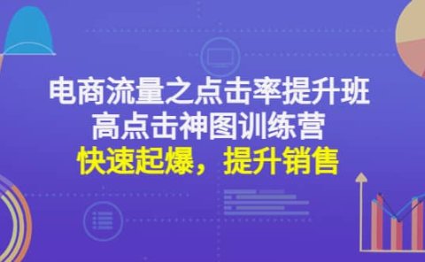 电商流量之点击率提升班+高点击神图训练营:快速起爆,提升销售