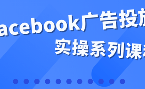 百万级广告操盘手带你玩Facebook全系列投放:运营和广告优化技能实操
