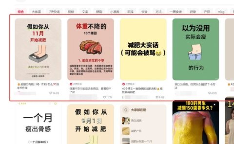 小绿书/小红书,3分钟,用AI做出爆款减肥图文,很好变现的赛道