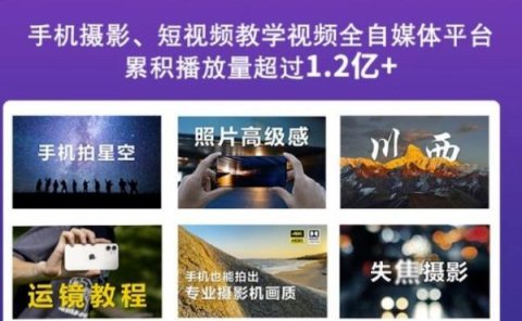 2022玩转手机影像全系课,零基础的小白也能进阶成为手机摄影专业人士