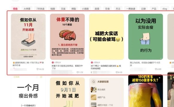 小绿书/小红书,3分钟,用AI做出爆款减肥图文,很好变现的赛道