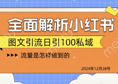 全面解析小红书图书引流日引100私域