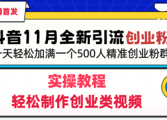 抖音全新引流创业粉,轻松制作创业类视频,一天轻松加满一个500人精准创业粉群