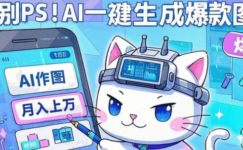 用AI一键生成爆款图文,月入过万不是梦!