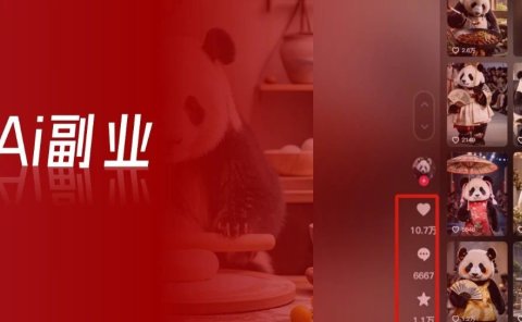 3天涨粉200万,国宝熊猫日常短片,用Ai制作,你也可以一周吸粉3000+