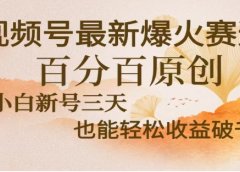 视频号独家玩法,老年养生赛道,无脑搬运爆款视频,日入2000+