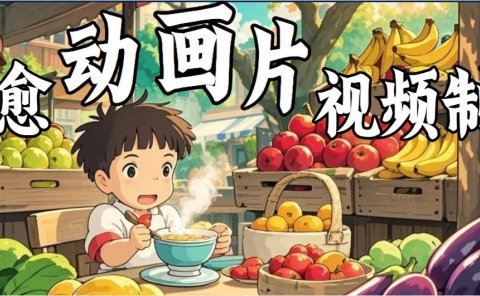 利用AI制作【治愈动画片】,赛道黑马,手把手教你