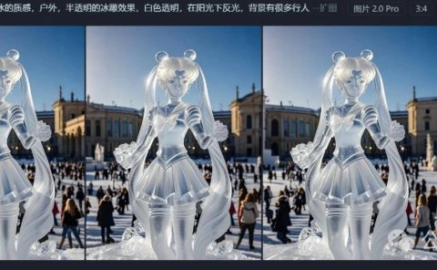 一个免费AI 工具,教你制作1.1万赞的冰雕美少女战士,帮你快速涨粉(内附工具及教程)