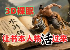 书本人物裸眼3D视频,一条视频收益过千,保姆级教程