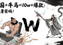 AI+三国+牛马=10w+爆款：创作者的流量密码！