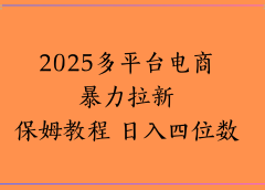 虚拟电商暴力拉新保姆教程 日入四位数