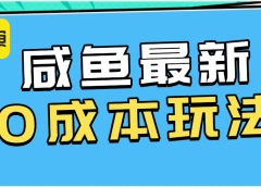 咸鱼最新0成本玩法，全网最细教程看完直接上手小白轻松日入500＋