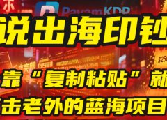 小说出海印钞术:一个靠“复制粘贴”就能降维打击老外的蓝海项目!