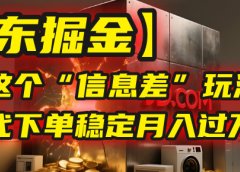 【京东掘金】我靠这个“信息差”玩法,帮人代下单,稳定月入过万!