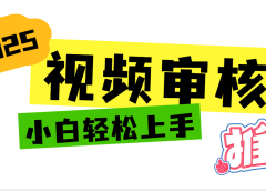 2025 全新视频审核黑科技项目登场,新手小白无脑上手5秒闭眼出单,订单...