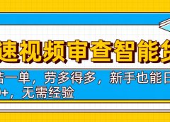 快速视频审查智能货柜,秒结一单,劳多得多,新手也能日赚300+,无需经验