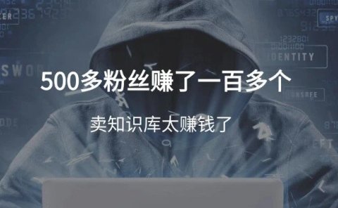 500多粉丝,赚了上百个